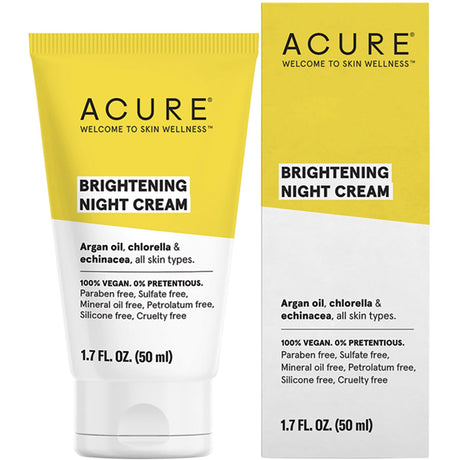 ACURE Brightening Night Cream 50ml - Dr Earth - Skincare