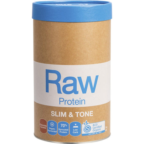 Amazonia Raw Protein Slim & Tone Chocolate Caramel 1kg - Dr Earth - Weight Management, Nutrition