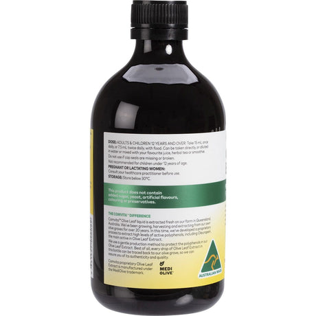 Comvita Olive Leaf Extract Peppermint 500ml - Dr Earth - Immune Support
