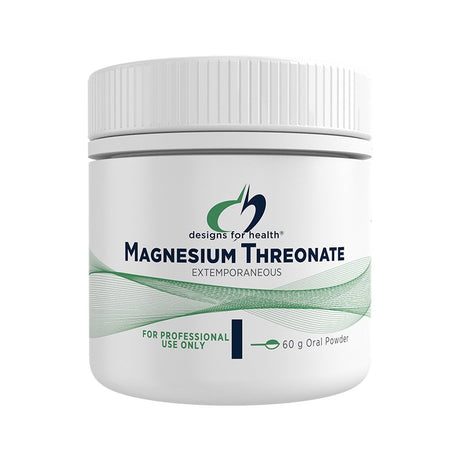 Designs For Health Magnesium Threonate 60g powder - Dr Earth - Practitioner Supplements, Designs For Health