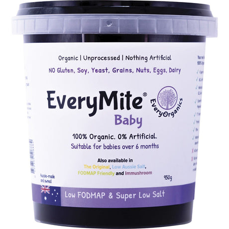 EveryOrganics EveryMite Baby Low FODMAP & Super Low Salt 950g - Dr Earth - Spreads