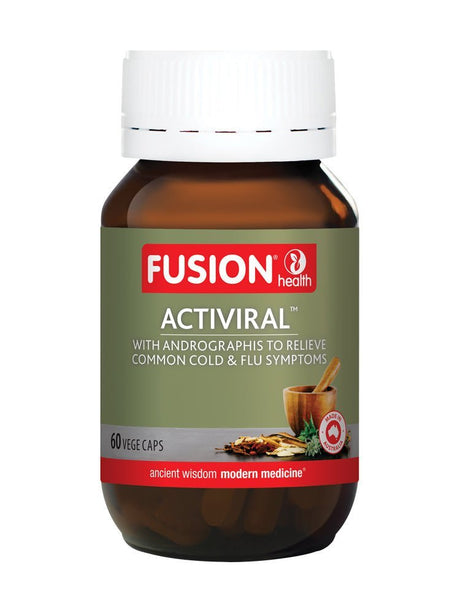 Fusion Health ActiViral 60 Vege Capsules - Dr Earth - Supplements, cold & flu, immune support