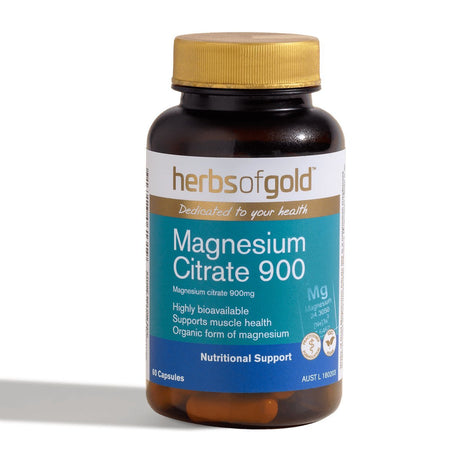 Herbs of Gold Magnesium Citrate 900 - Dr Earth - Supplements, Nutritionals