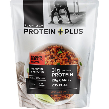 Plantasy Foods Protein Plus Bowl Bang'n Burrito Bowl 80g - Dr Earth - Convenience Meals