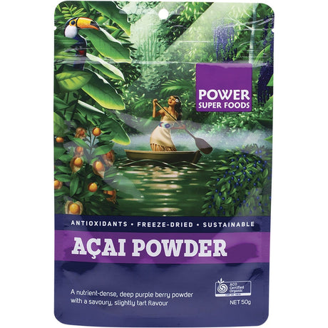 Power Super Foods Acai Powder The Origin Series 50g - Dr Earth - Berries