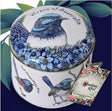 BANKSIA WRENS OF AUSTRALIA EMBOSSED TIN 200G MILK CHOC FRUT & NUTS - Dr Earth - Festive Gifts, Confectionary, Snacks, Jenbray Foods