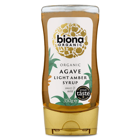 BIONA ORGANIC AGAVE SYRUP LIGHT 350G - Dr Earth - Pantry, Condiments, Spreads, Breakfast, Black Friday Sales