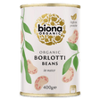 BIONA ORGANIC BORLOTTI BEANS 400G - Dr Earth - Pantry, Beans & Grains, Canned Foods, Black Friday Sales