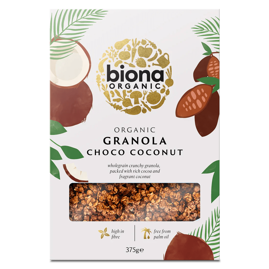 BIONA ORGANIC CHOCO COCONUT GRANOLA 375G - Dr Earth - Breakfast, Black Friday Sales, , Clearance