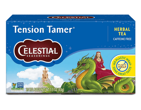 CELESTIAL TEA TENSION TAMER 20 TEABAGS - Dr Earth - Drinks, Black Friday SalesBreakfast, Black Friday Sales, , Clearance