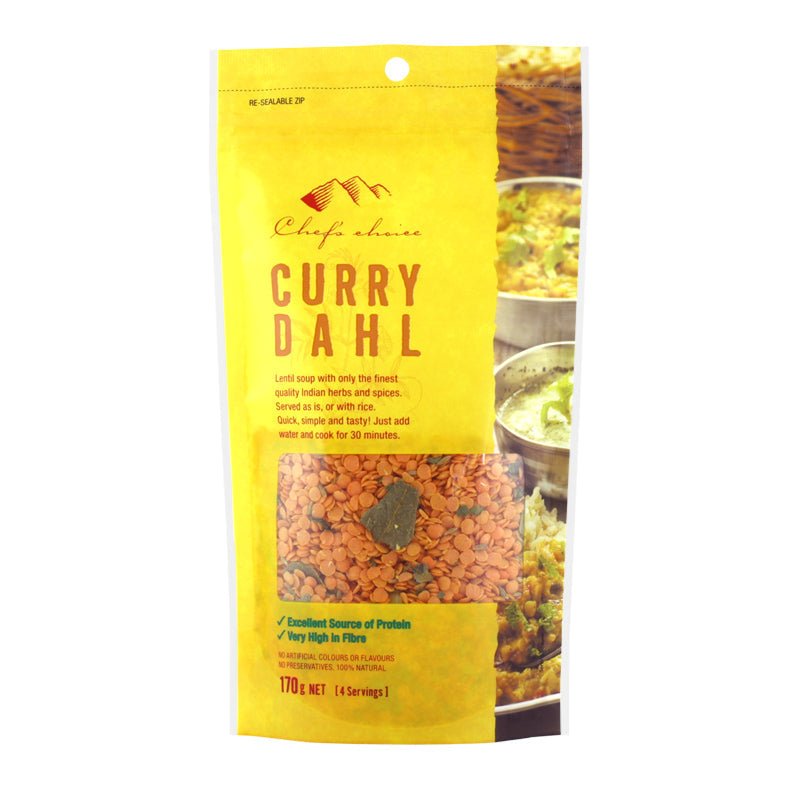 Chef's Choice Curry Dahl 170g - Dr Earth - Pantry, Beans & Grains, Convenience Meals