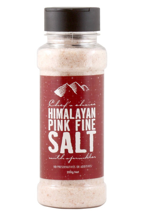 Chef's Choice Himalayan Pink Salt 200gm FINE - Dr Earth - Pantry, Rice Pasta & Noodles