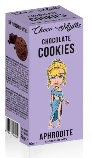 CHOCO MYTHS COOKIES BOX CHOCOLATE - APHRODITE - Dr Earth - Festive Gifts, Confectionary, Snacks, Jenbray Foods