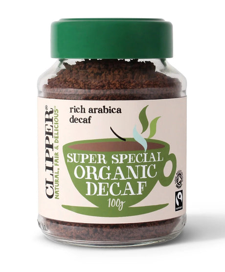 CLIPPER COFFE SUPER SPECIAL DECAF ORGANIC 100G - Dr Earth - Drinks, Black Friday Sales