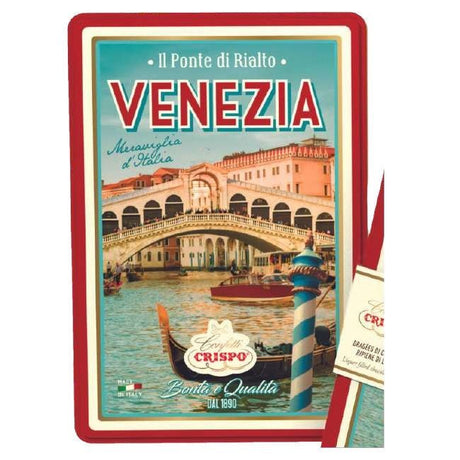 CRISPO GIFT TIN ASSORTED CHOCOLATES - VENICE (VENEZIA) - Dr Earth - Festive Gifts, Confectionary, Snacks, Jenbray Foods