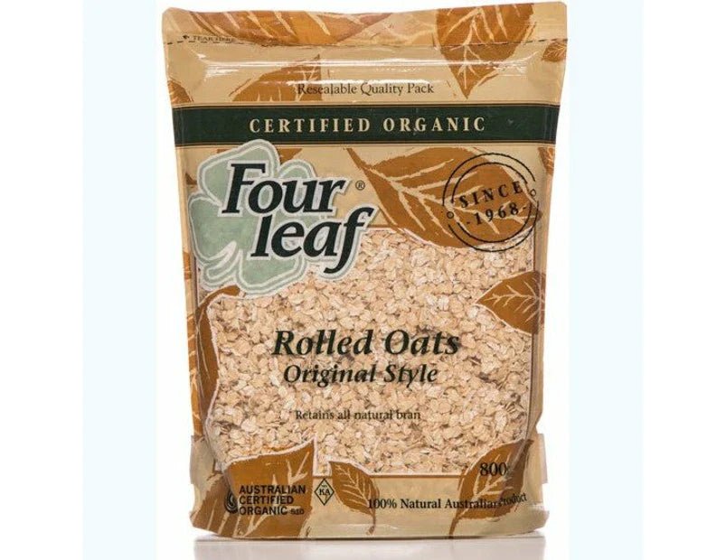 FOUR LEAF OATS ROLLED ORIGINAL STYLE 800G - Dr Earth - Breakfast, Black Friday Sales, Clearance, , Clearance