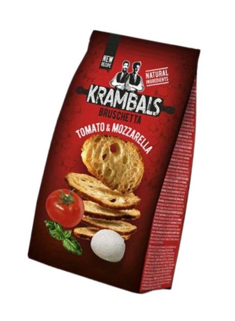 KRAMBALS BRUSCHETTA TOMATO & MOZZARELA - Dr Earth - Festive Gifts, Confectionary, Snacks, Jenbray Foods