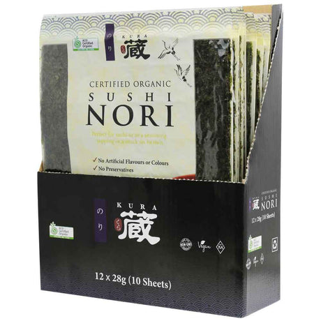 Kura Organic Sushi Nori 28g - Dr Earth - Pantry, Asian