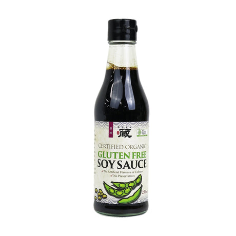 Kura Soy Sauce Gluten Free 250ml - Dr Earth - Pantry, Asian