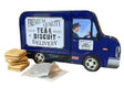 NOVEL DELIVERY VAN GIFT TIN SHORTBREAD BISCUITS AND TEA - Dr Earth - Festive Gifts, Confectionary, Snacks, Jenbray Foods