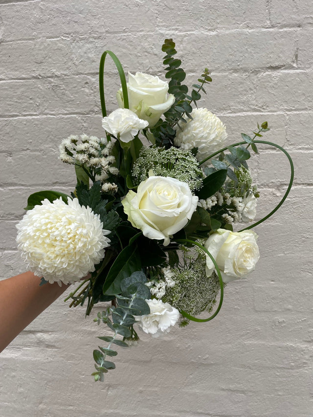 White Harmony Bouquet - Dr Earth - Flowers