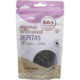 2die4 Live Foods Organic Activated Pepitas 100g - Dr Earth - Dried Fruits Nuts & Seeds
