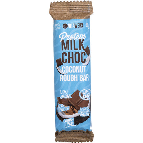 Vitawerx Protein Milk Chocolate Bar Coconut Rough 35g