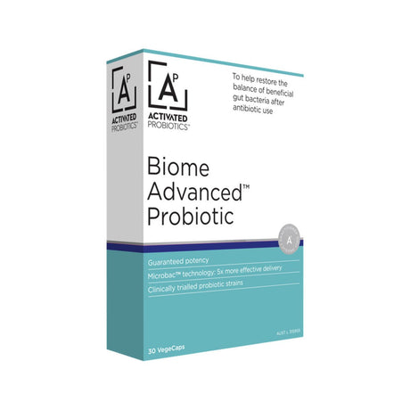 ACTIVATED PROBIOTICS Biome Advanced Probiotic 30vc - Dr Earth - Practitioner Supplements, Activated Probiotics