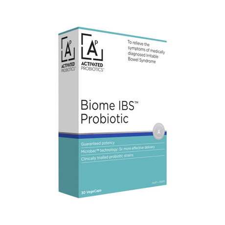 ACTIVATED PROBIOTICS Biome IBS Probiotic 30vc - Dr Earth - Practitioner Supplements, Activated Probiotics