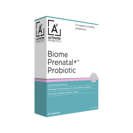 ACTIVATED PROBIOTICS Biome Prenatal+ Probiotic 30vc - Dr Earth - Practitioner Supplements, Activated Probiotics