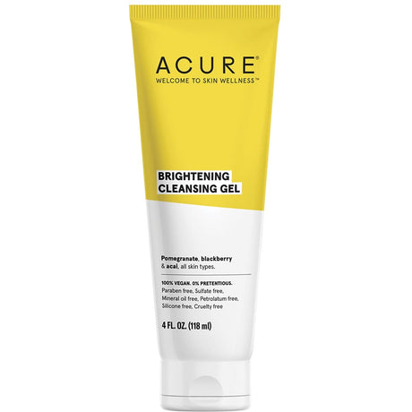 ACURE Brightening Cleansing Gel 118ml - Dr Earth - Skincare