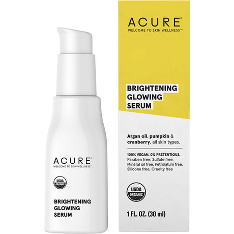 ACURE Brightening Glowing Serum 30ml - Dr Earth - Skincare