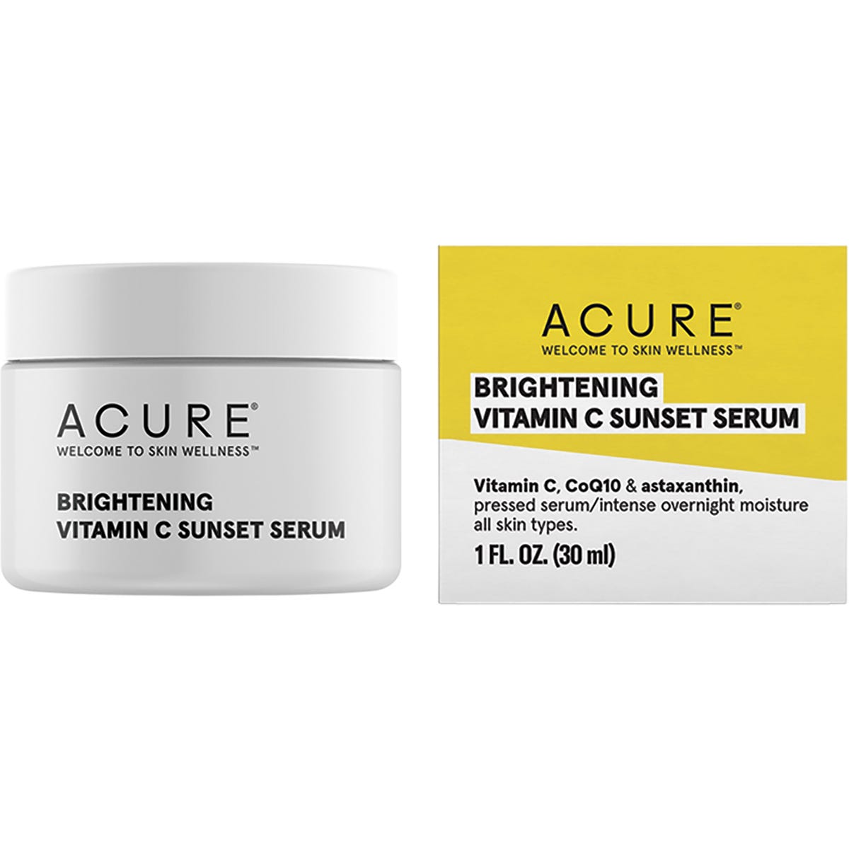 ACURE Brightening Vitamin C Sunset Serum 30ml - Dr Earth - Skincare