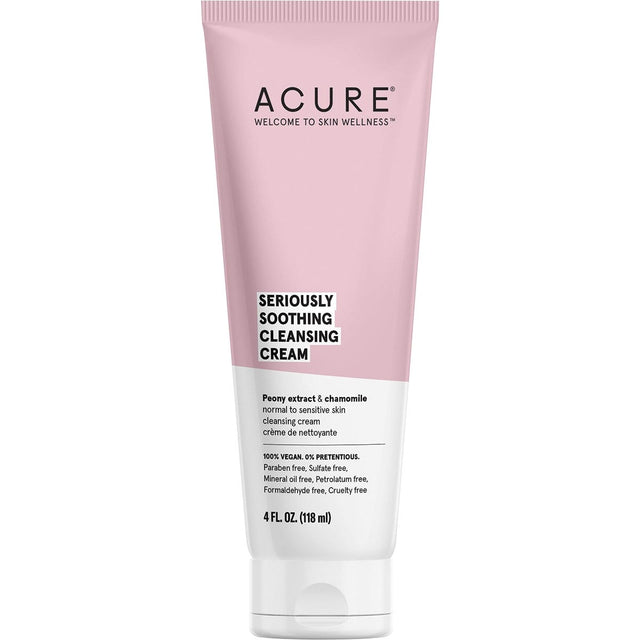 ACURE Seriously Soothing Cleansing Cream 118ml - Dr Earth - Skincare