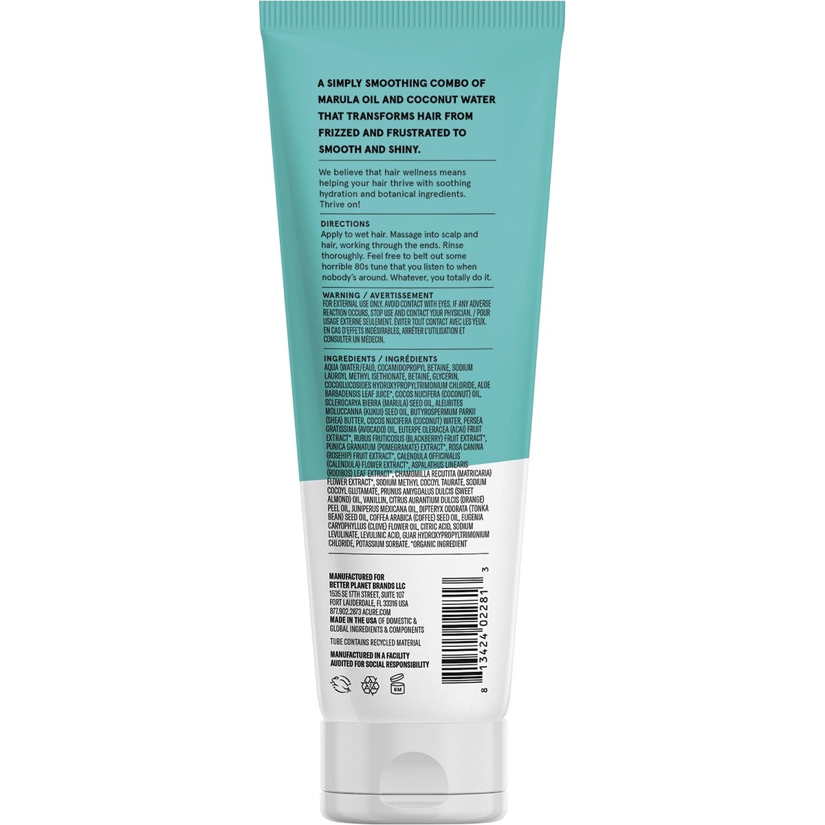 ACURE Simply Smoothing Shampoo Coconut 236.5ml - Dr Earth - Hair Care