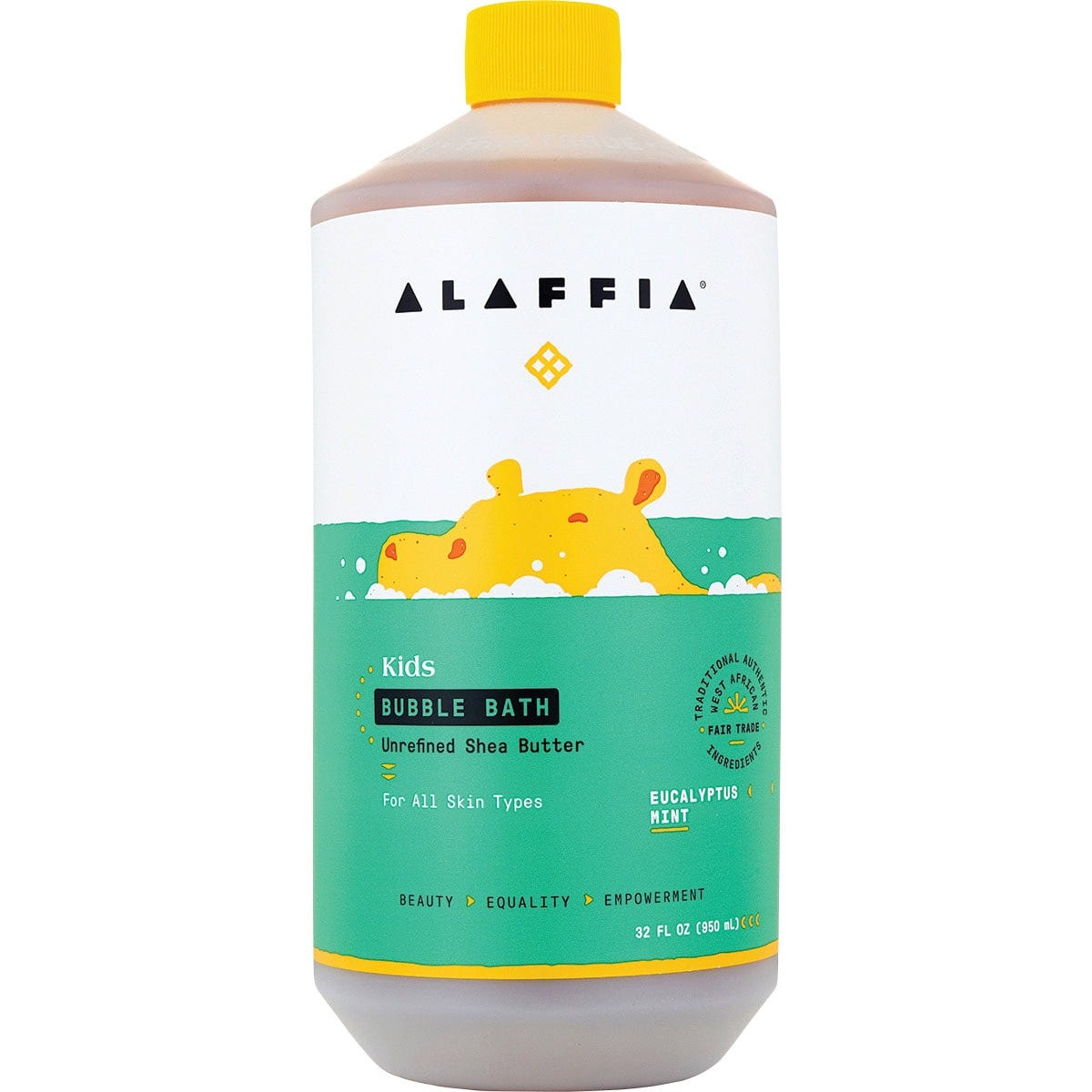 Alaffia Kids Bubble Bath Eucalyptus Mint 950ml - Dr Earth - Baby & Kids