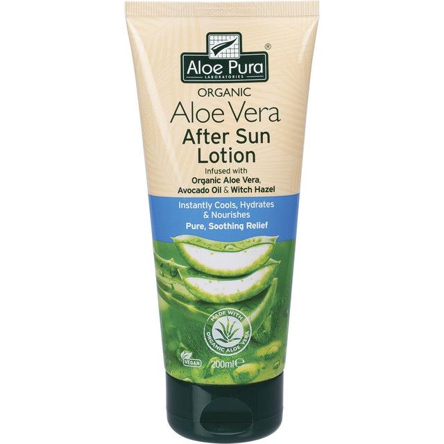 Aloe Pura Aloe Vera Lotion After Sun 200ml - Dr Earth - Bath & Body, Sun & Tanning