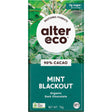 Alter Eco Chocolate Organic Dark Mint Blackout 75g - Dr Earth - Chocolate & Carob