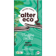 Alter Eco Chocolate Organic Mint Creme Dark Truffle Thins 84g - Dr Earth - Chocolate & Carob