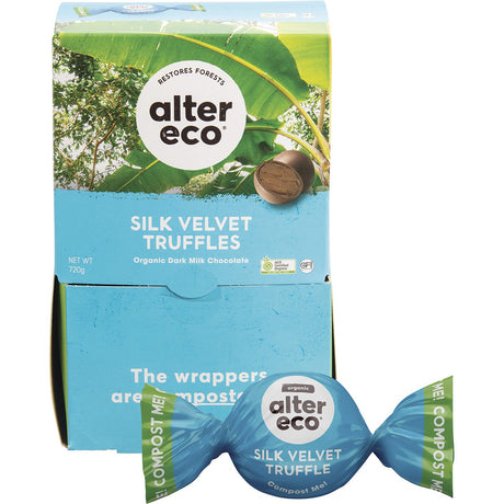 Alter Eco Chocolate Organic Silk Velvet Truffles 12g - Dr Earth - Chocolate & Carob