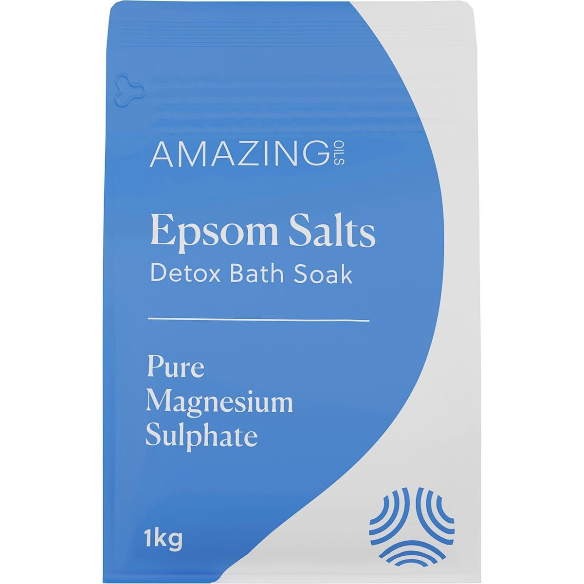 Amazing Oils Epsom Salts Detox Bath Soak Pure Magnesium Sulphate 1kg - Dr Earth - Bath & Body, Magnesium & Salts, Detox