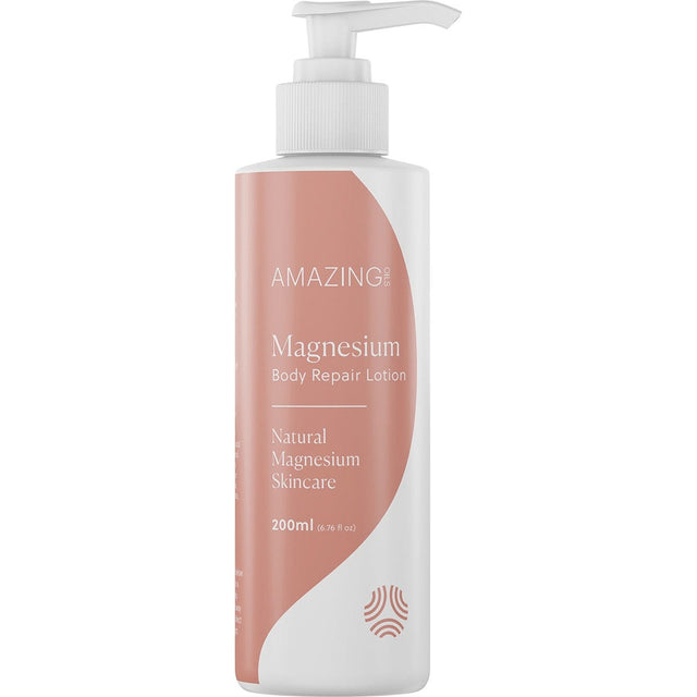 Amazing Oils Magnesium Body Lotion Body Repair 200ml - Dr Earth - Bath & Body, Magnesium & Salts