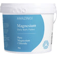 Amazing Oils Magnesium Daily Bath Flakes Pure Magnesium Chloride 5kg - Dr Earth - Bath & Body, Magnesium & Salts