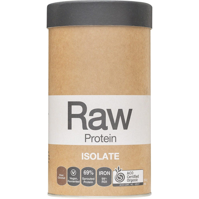 Amazonia Raw Protein Isolate Choc Coconut 500g - Dr Earth - Nutrition