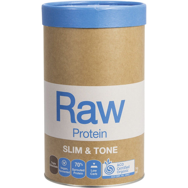 Amazonia Raw Protein Slim & Tone Triple Chocolate 1kg - Dr Earth - Weight Management, Nutrition