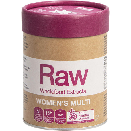 Amazonia Raw Wholefood Extracts Women's Multi Peach Passionfruit 100g - Dr Earth - Women's Health