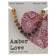 Amber Love Adult's Bracelet 100% Baltic Amber Rainbow 20cm - Dr Earth - Sleep & Relax