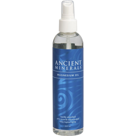 Ancient Minerals Magnesium Oil Full Strength 237ml - Dr Earth - Magnesium & Salts