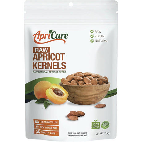 Apricare Apricot Kernels Raw 1kg - Dr Earth - Bath & Body