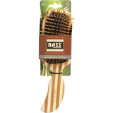 Bass Brushes Bamboo Hair Brush Semi S Shaped Handle - Dr Earth - Hair Care